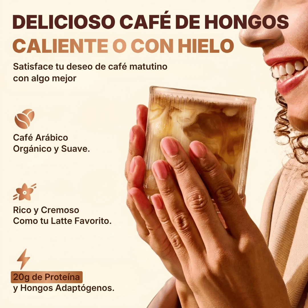 Café Proteico con Blend de Hongos - 170gr