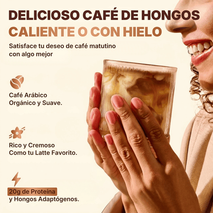 Café Proteico con Blend de Hongos - 170gr