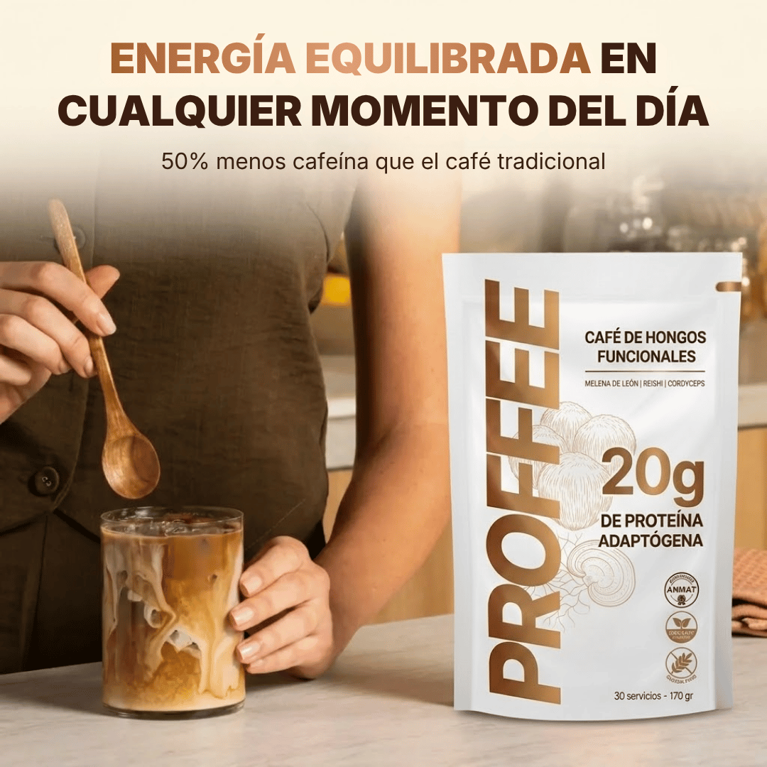 Café Proteico con Blend de Hongos - 170gr